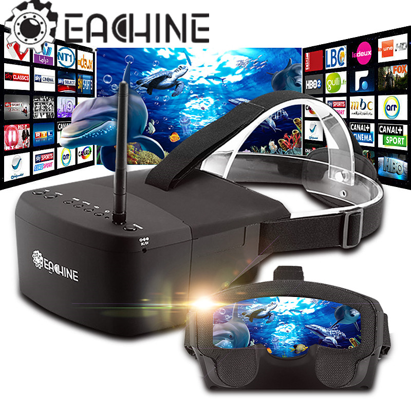 Skyzone Sky04O Pro Fpv Goggles - Everyine EV800 5 İnç 800x480 FPV