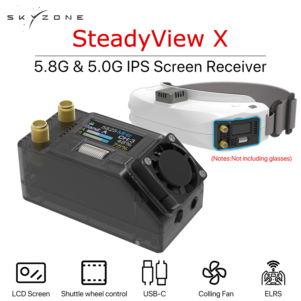 SKYZONE Steadyview X 5.0G 5.8G - Skyzone Steadyview X Receiver Module incelemesi ve fiyatı