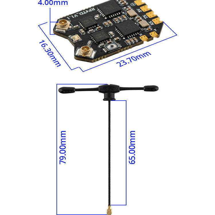 RadioMaster RP4TD ExpressLRS 2 - Skyzone Sky04O Pro Fpv Goggles incelemesi ve fiyatı